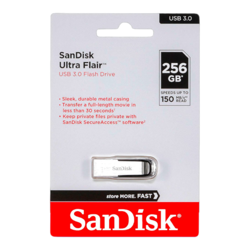 SanDisk Ultra Flair 256 GB USB 3.0